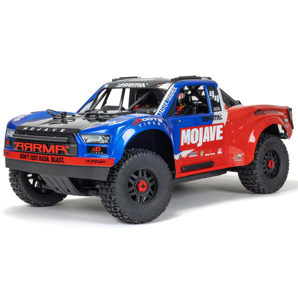 ARRMA - 1/8 Mojave 4X4 4S BLX Desert Truck RTR, Blue (ARA4404T2)