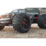 ARRMA - 1/10 Outcast 4X4 4S V2 BLX Stunt Truck RTR, Gunmetal 2024 Center Diff Model (ARA4410V2T3)