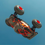 ARRMA - 1/8 Quake 4S DSC 4X4 RTR RC Brushless Monster Truck, Black/Red (ARA4437T1)