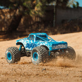 ARRMA - 1/8 Quake 4S DSC 4X4 RTR RC Brushless Monster Truck, White/Blue (ARA4437T2)
