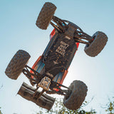 ARRMA - 1/8 Kraton 6S V6 4X4 BLX Brushless Speed Monster Truck RTR, Blue/Orange (ARA8608V6T1)