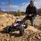 AXIAL - 1/8 AXP8 Gilamon 2.2 4X4 RTR Brushed Trail Buggy, Red (AXI-1207T2)