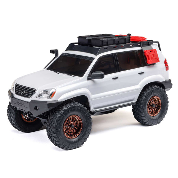 AXIAL - 1/24 SCX24 Lexus GX 470 4X4 Rock Crawler RTR, White (AXI-1532T1)