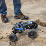 AXIAL - 1/18 UTB18 Capra 4WS 4WD Trail Buggy RTR with Battery & Charger, Blue (AXI-1750T1)