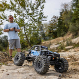 AXIAL - 1/18 UTB18 Capra 4WS 4WD Trail Buggy RTR with Battery & Charger, Blue (AXI-1750T1)