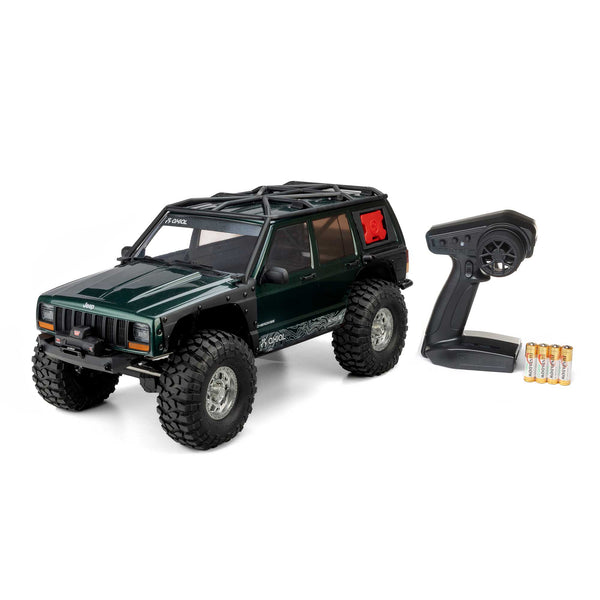 AXIAL - 1/10 SCX10 III Jeep Cherokee XJ 4X4 RTR Brushed Rock Crawler, Green (AXI-2037T1)