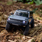 AXIAL - 1/30 SCX30 Ford Bronco 4X4 RTR Brushed Rock Crawler (Battery & Charger Included), Gray (AXI-2048T2)