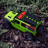 AXIAL - 1/30 SCX30 Jeep Wrangler JLU 4X4 RTR Brushed Rock Crawler (Battery & Charger Included), Green (AXI-2261T1)