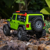 AXIAL - 1/30 SCX30 Jeep Wrangler JLU 4X4 RTR Brushed Rock Crawler (Battery & Charger Included), Green (AXI-2261T1)