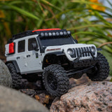 AXIAL - 1/30 SCX30 Jeep Wrangler JLU 4X4 RTR Brushed Rock Crawler (Battery & Charger Included), White (AXI-2261T2)