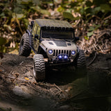AXIAL - 1/10 SCX10 III Motobilt Waypoint Jeep JT Gladiator 4X4 RTR Brushed Rock Crawler, Tan (AXI-2443T1)