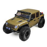 AXIAL - 1/10 SCX10 III Motobilt Waypoint Jeep JT Gladiator 4X4 RTR Brushed Rock Crawler, Green (AXI-2443T2)