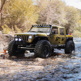 AXIAL - 1/10 SCX10 III Motobilt Waypoint Jeep JT Gladiator 4X4 RTR Brushed Rock Crawler, Green (AXI-2443T2)