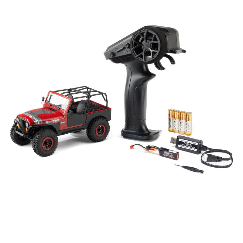 Axial 1/30 SCX30 Jeep CJ-7 Renegade 4X4 RTR Brushed Rock Crawler