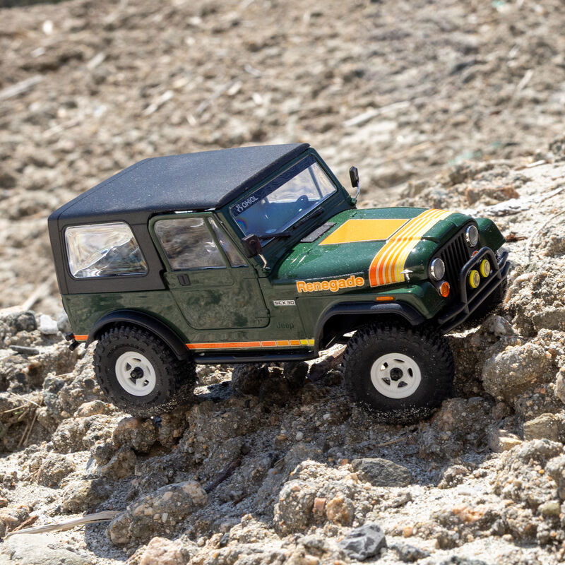 Axial 1/30 SCX30 Jeep CJ-7 Renegade 4X4 RTR Brushed Rock Crawler