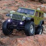 AXIAL - 1/24 SCX24 Jeep Wrangler JLU 4X4 Rock Crawler Brushed RTR, Green (AXI00002V3T4)