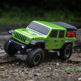 AXIAL - 1/24 SCX24 Jeep JT Gladiator 4X4 RTR Brushed Rock Crawler (Battery & Charger Included), Green (AXI00005V2T3)