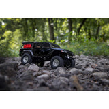 AXIAL - 1/24 SCX24 Jeep JT Gladiator 4X4 RTR Brushed Rock Crawler (Battery & Charger Included), Black (AXI00005V2T5)