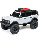 AXIAL - 1/24 SCX24 Ford Bronco 4X4 RTR Brushed Rock Crawler (Battery & Charger Included), White (AXI00006V2T4)