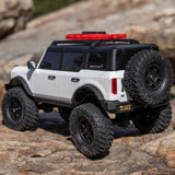 AXIAL - 1/24 SCX24 Ford Bronco 4X4 RTR Brushed Rock Crawler (Battery & Charger Included), White (AXI00006V2T4)