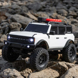 AXIAL - 1/24 SCX24 Ford Bronco 4X4 RTR Brushed Rock Crawler (Battery & Charger Included), White (AXI00006V2T4)