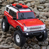 AXIAL - 1/24 SCX24 Ford Bronco Heritage Edition 4X4 RTR Brushed Rock Crawler (Battery & Charger Included), Red (AXI00006V2T6)