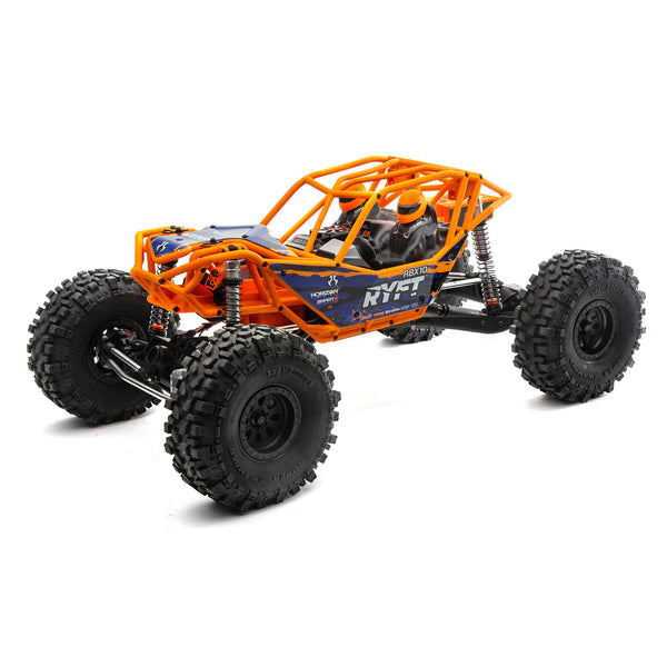 AXIAL - 1/10 RBX10 Ryft 4WD Brushless 4S Rock Bouncer RTR, Orange (AXI03005T1)