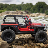 AXIAL - 1/10 SCX10 III Jeep CJ-7 4X4 RTR Brushed Rock Crawler, Red (AXI03008V2T1)