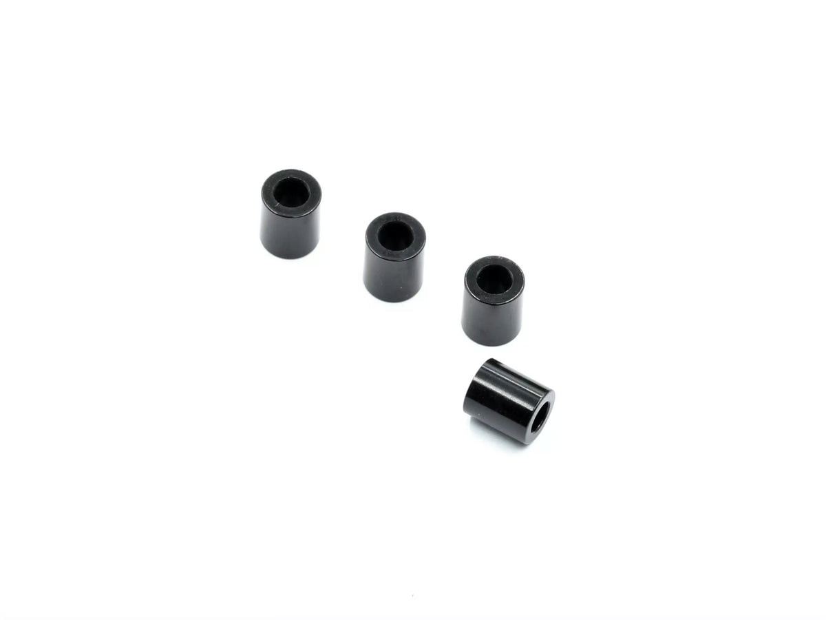 Destiny 3x5.5x6.5mm Aluminum Spacer (Black), 4 pcs (D10345)
