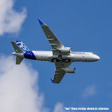 E-FLITE - Airbus A320neo Twin 64mm EDF BNF Basic with AS3X+ and SAFE Select, Base White (EFL-1495)