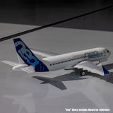 E-FLITE - Airbus A320neo Twin 64mm EDF BNF Basic with AS3X+ and SAFE Select, Base White (EFL-1495)