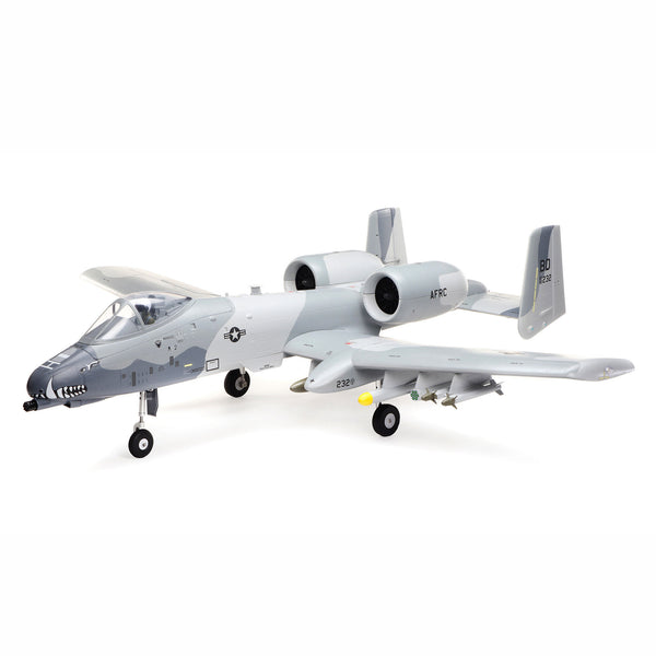 E-FLITE - A-10 Thunderbolt II Twin 64mm EDF BNF Basic with AS3X and SAFE Select (EFL011500)