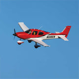 E-FLITE - Cirrus SR22T 1.5m BNF Basic with Smart, AS3X and SAFE Select (EFL15950)