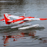 E-FLITE - DHC-6 Twin Otter 1.4m BNF Basic with AS3X+ and SAFE Select Combo with Floats (EFL32050CF)