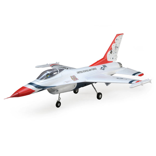 E-FLITE - F-16 Thunderbirds 70mm EDF Jet BNF Basic with AS3X and SAFE Select (EFL178500)