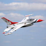 E-FLITE - F-16 Thunderbirds 70mm EDF Jet BNF Basic with AS3X and SAFE Select (EFL178500)