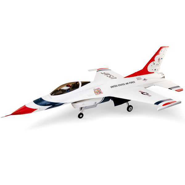 E-FLITE - F-16 Thunderbirds 80mm EDF BNF Basic with AS3X and SAFE Select (EFL87950)
