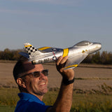 E-FLITE - UMX F-86 Sabre 30mm EDF Jet BNF Basic with AS3X and SAFE Select (EFLU7050)