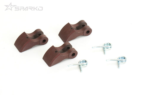 Sparko F8 - Aluminum Clutch Shoes & 1.0mm Spring (3pcs) (F84021)