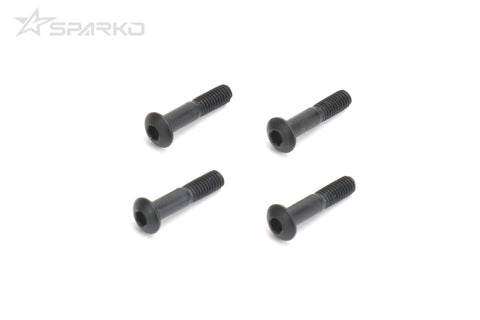 Sparko F8 - Hex Shanked Button M3x13.7mm (4pcs) (F85042)