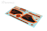 Sparko F8 - Wing Sticker Set Orange (F89005-OGOP)