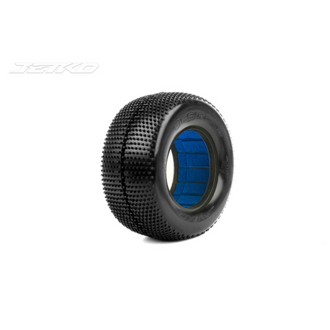 1/10 2.2/3.0 SC-DESIRER Tyre Super Soft With 1/8 Buggy Insert Pair by Jetko 2024 NZRCA Control Tyre SCT 2WD and 4WD Classes