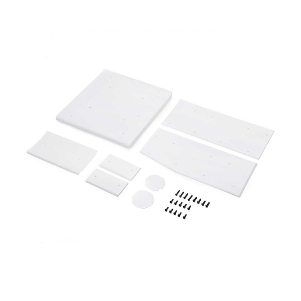 LOSI - Wing Panel Set, White: 22S Sprint (LOS-1894)