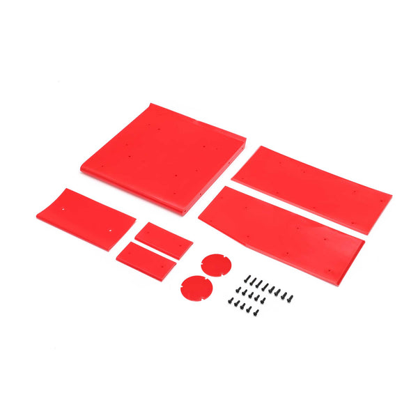 LOSI - Wing Panel Set, Red: 22S Sprint (LOS-1895)
