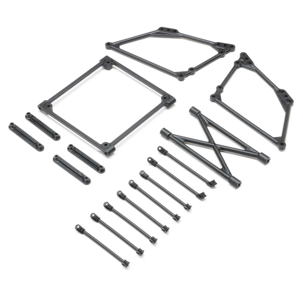 LOSI - Top Wing Mount Set, Black: 22S Sprint (LOS-2428)