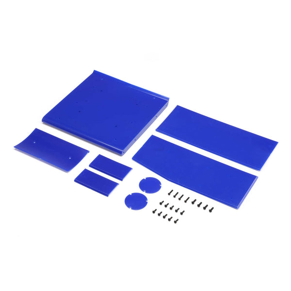 LOSI - Wing Panel Set, Blue: 22S Sprint (LOS-2853)