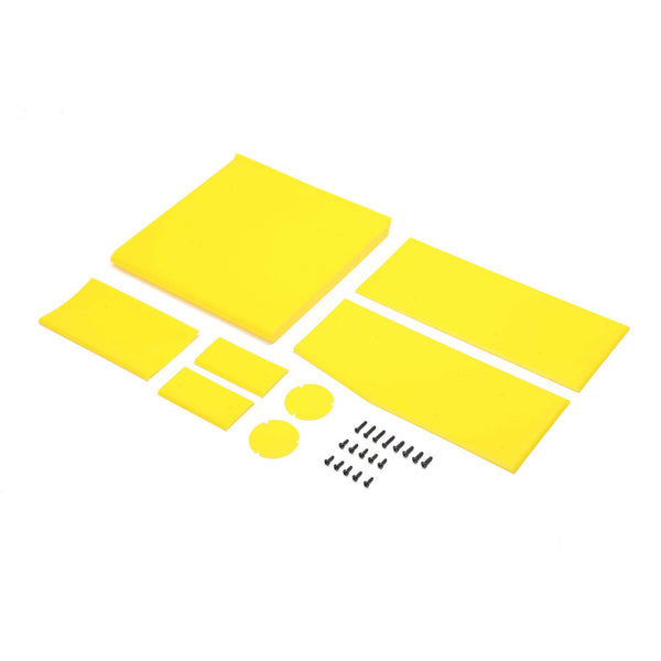 LOSI - Wing Panel Set, Yellow: 22S Sprint (LOS-2855)