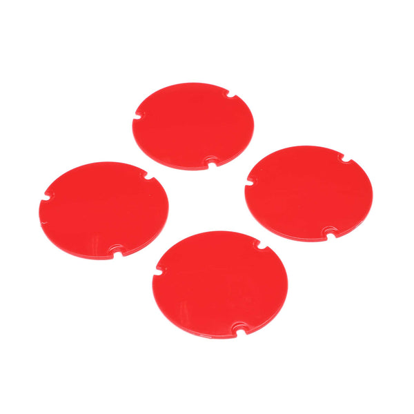 LOSI - Wheel Cover Set, Red: 22S Sprint (LOS-2890)