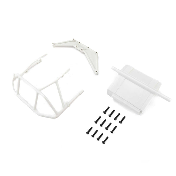 LOSI - Rear Bumper Set, White: 22S DLM (LOS-4242)