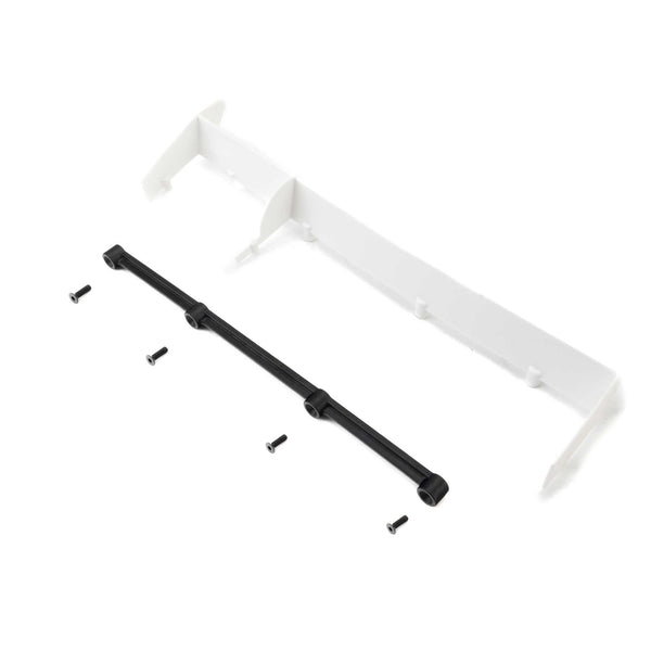 LOSI - Rear Spoiler Set, White: 22S DLM (LOS-4695)